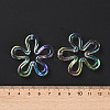 Plated UV Acrylic Beads TACR-S161-04-4