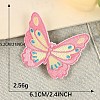 Butterfly Polyester Embroidery Cloth Iron on/Sew on Patches PW-WG72060-07-1