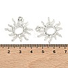 Tibetan Style Alloy Sun Pendants X-TIBEP-M020-09AS-4