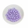 Opaque Acrylic European Large Hole Beads PL338-71-1
