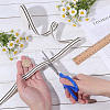 Cotton Stripe Pattern Ribbon OCOR-WH0078-550A-3