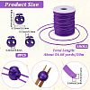 1 Roll Hollow Pipe PVC Tubular Synthetic Rubber Cord RCOR-CP0001-01B-2