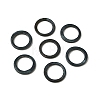 Spray Painted Natural Freshwater Shell Linking Rings SHEL-C009-07-1