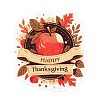 50Pcs Thanksgiving Day Cartoon Paper Self-Adhesive Picture Stickers STIC-C010-03-3