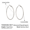 304 Stainless Steel Hoop Earrings OC2065-11-1