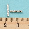 925 Sterling Silver Tube Beads STER-Q191-02S-4