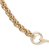 304 Stainless Steel Box & Paperclip Chains Bracelets for Women BJEW-JB13344-3