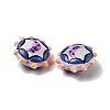 Baking Paint Glass Enamel Beads LAMP-K039-34E-3