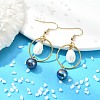 Natural Cultured Freshwater Pearl Dangle Earrings EJEW-JE07168-1