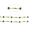 Handmade Brass Flat Round Link Chains CHC-M022-03G-2