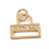 304 Stainless Steel Rhinestone Pendants RB-CBAC900-09G-1