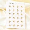 304 Stainless Steel Stud Earrings for Women SA-CBA7062-25G-1