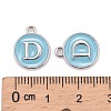 Platinum Plated Alloy Enamel Charms LS-ENAM-S118-04D-P-3