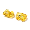 Transparent Glass Enamel Beads LAMP-V001-08F-2