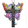 Acrylic Butterfly Pendant Decorations AUTO-PW0001-19D-1
