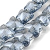 Electroplate Glass Beads Strands EGLA-G037-11A-2