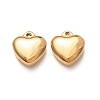 Valentine's Day 304 Stainless Steel Charms SA-G606-01G-1