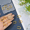 8 Pairs 2 Colors 304 Stainless Steel Huggie Hoop Earrings STAS-SC0021-28G-3