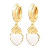 Valentine's Day Brass Hoop Earrings EJEW-Z164-11G-01-5