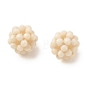 Natural White Fossil Woven Beads GG-CBA2E9C-F03-01-2