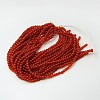Natural Carnelian Beads Strands G-G338-12mm-01-3