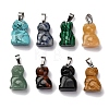 Natural & Synthetic Mixed Gemstone Pendants G-B127-08P-2