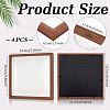 4Pcs Plywood Money Box Photo Frames ODIS-WA0001-16A-2