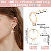 20Pcs Brass Stud Earring Findings KK-BBC0027-87-2