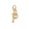 Brass Pave Clear Cubic Zirconia Charms KK-A273-01G-P-1