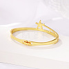 Alloy & Crystal Rhinestone Hinged Bangles for Women FS-WG22ADC-01-2
