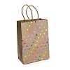 Rainbow Color Stamping Kraft Paper Gift Tote Bags ABAG-K005-01A-2
