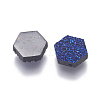 Imitation Druzy Gemstone Resin Beads RESI-L026-B02-2