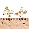 304 Stainless Steel Enamel Pendants STAS-G370-01G-03-3