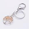 Natural Citrine Keychain KEYC-P032-C02-1
