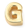 Rack Plating Brass Slide Charms KK-M254-15G-G-1