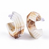 Acrylic Stud Earrings EJEW-JE03478-3