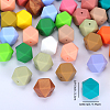 Hexagonal Silicone Beads SI-JX0020A-35-2
