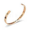 Stainless Steel Cuff Bangle for Women CR8784-2-1