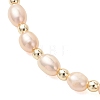 Natural Cultured Freshwater Pearl Beads Stretch Bracelets for Women BJEW-JB13540-02-3