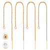 Beebeecraft 5 Pairs Rack Plating Brass Stud Earring Findings DIY-BBC0001-89-1