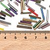 Glass Round Bugle Beads SEED-XCP0001-44-4