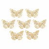 Rack Plating 304 Stainless Steel Filigree Connerctor Charms LS-STAS-T057-48G-1