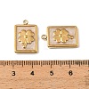 Saint Patrick's Day 304 Stainless Steel Enamel Pendants STAS-I371-15G-02-3