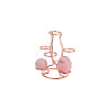 7-Slot Iron Easter Egg Display Stands ODIS-WH0058-21A-RG-7