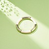 Acrylic Curved Tube Beaded Stretch Bracelet for Women BJEW-JB08439-05-2