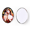 Glass Cabochons GGLA-T004-01V-2