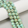 Synthetic Turquoise Beads Strands TURQ-H038-10mm-XXS23-5