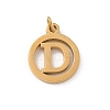 304 Stainless Steel Charms
with Jump Ring STAS-R001-02G-D-1