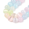 Macaron Color Natural Selenite Beads Strands G-C142-01B-10-4