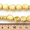 Electroplate Glass Beads Strands EGLA-F166-06G-4